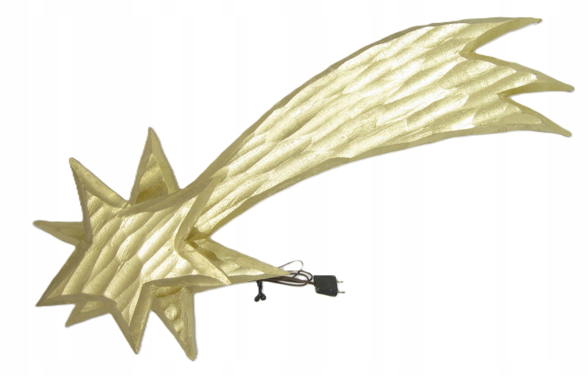 Veľká zlatá kométa hviezda do Betlehema 30cm dlhá