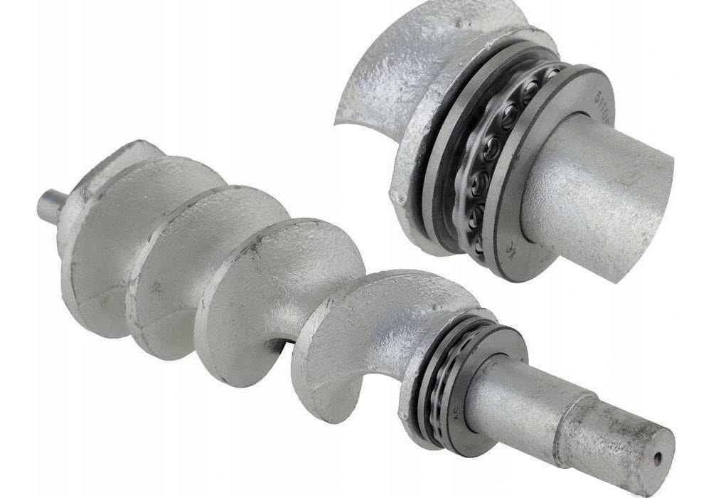 MASZYNKA ŻELIWNA DO MIĘSA #32 z KOŁEM ZILNER ZL-52 Kolor srebrny