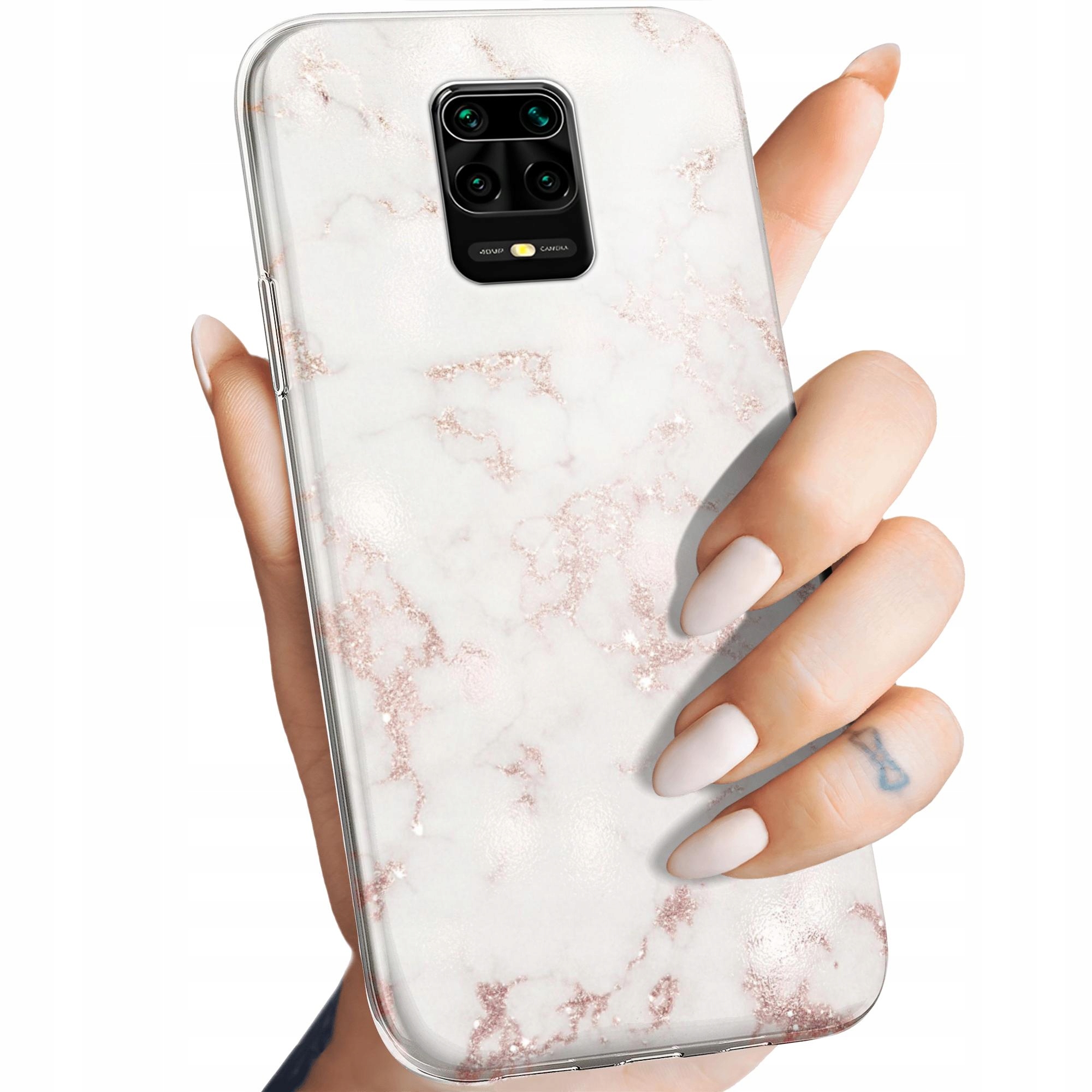 

Etui do Xiaomi Redmi Note 9 Pro Białe guma
