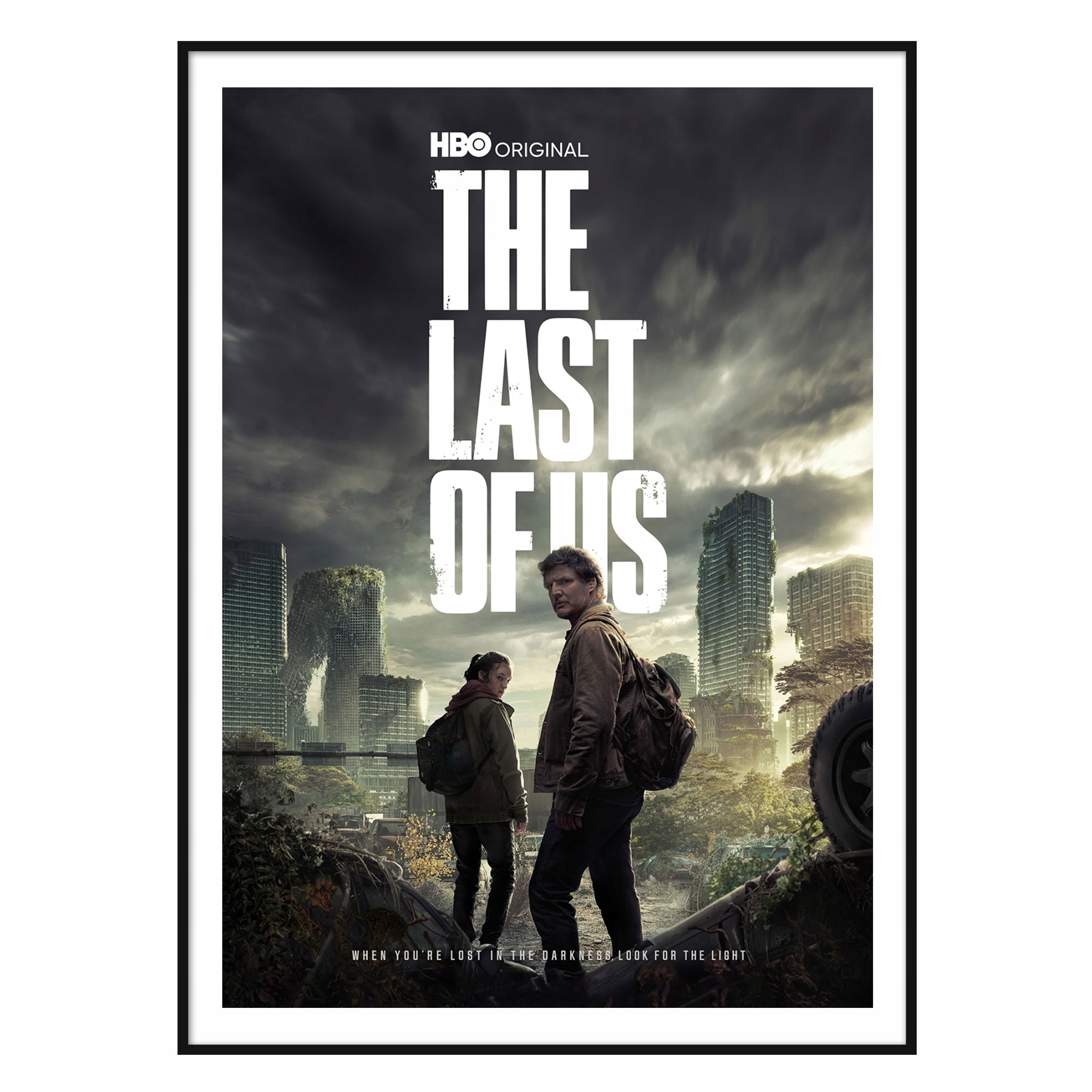 Plakat The Last of Us Serial Pedro Pascal Rodzaj bez ramy