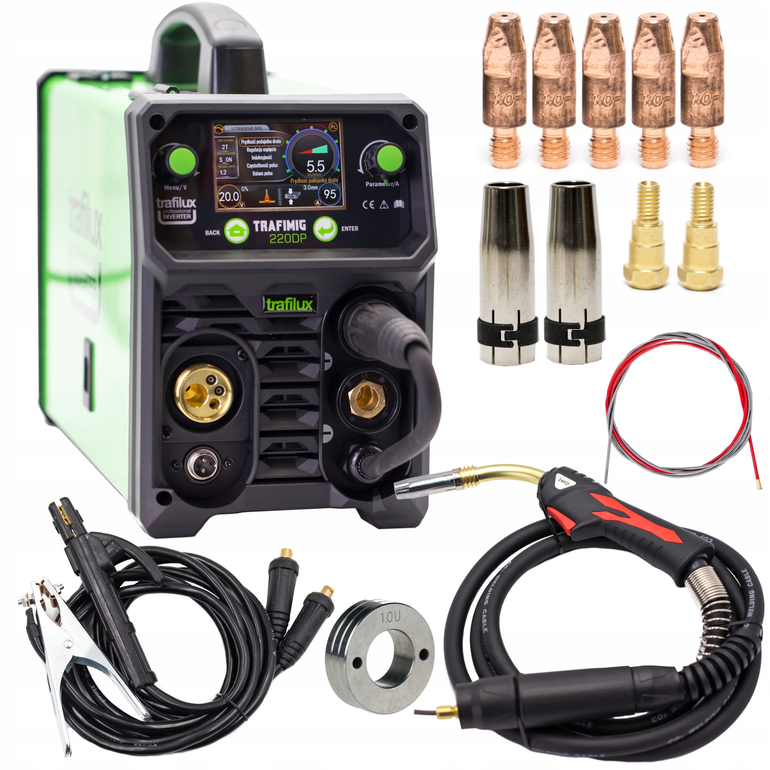 Spawarka Inwertorowa Inwerter Trafilux Mig 220 Dual Puls Mma