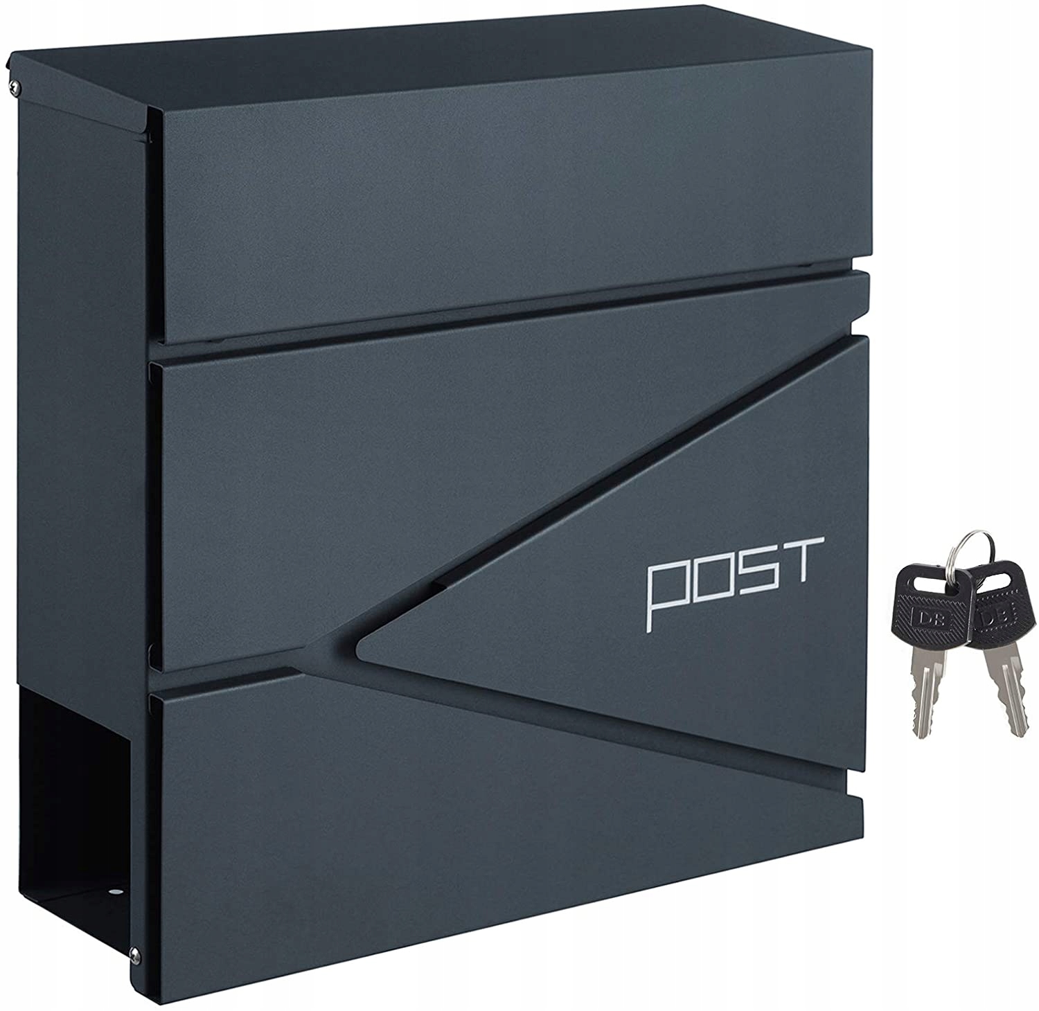 Poštovní schránka Songmics šedá