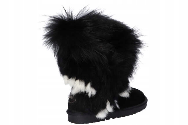 WD840 ŚNIEGOWCE EMU BUTY ZIMOWE SKÓRZANE FUTRO 40 Kolekcja WINTER SHOES