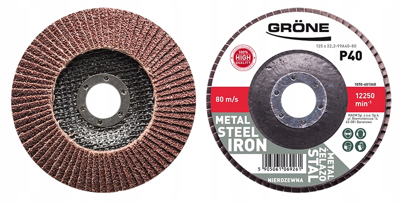 

Ściernica lamelowa gramatura 80 (125 mm)