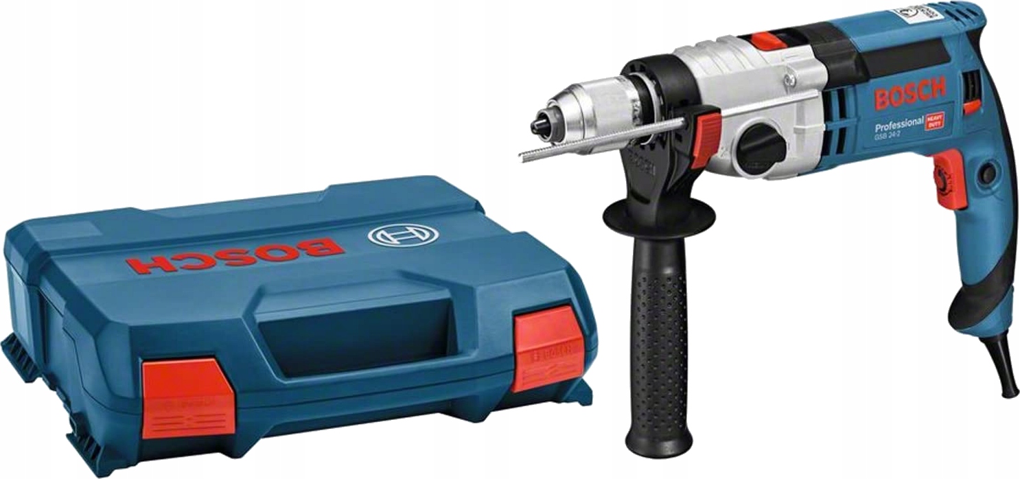 

Bosch Gsb 24-2 Re Wiertarka udarowa 1100W Walizka