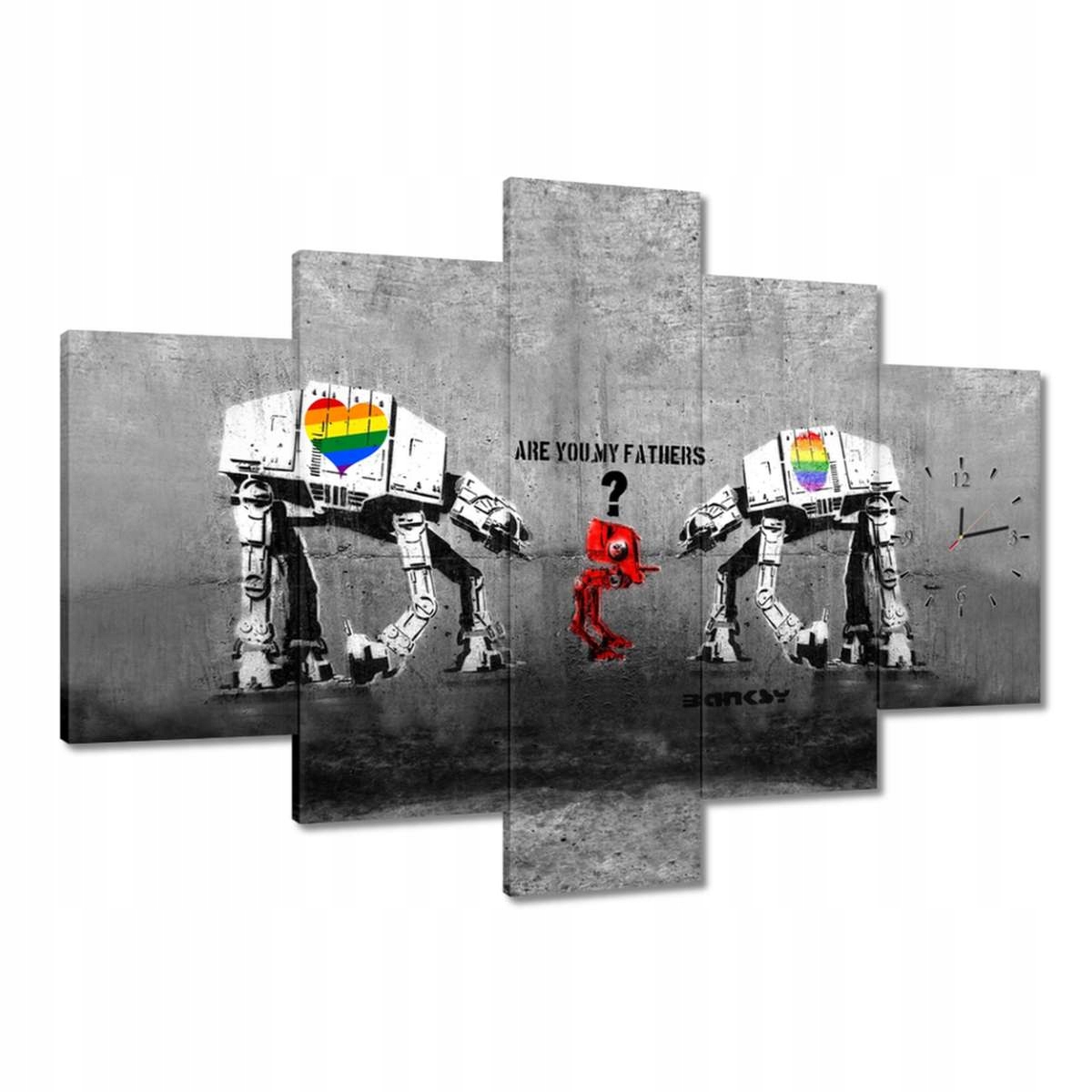 Hodiny 150x105 Ste môj otec, Banksy?