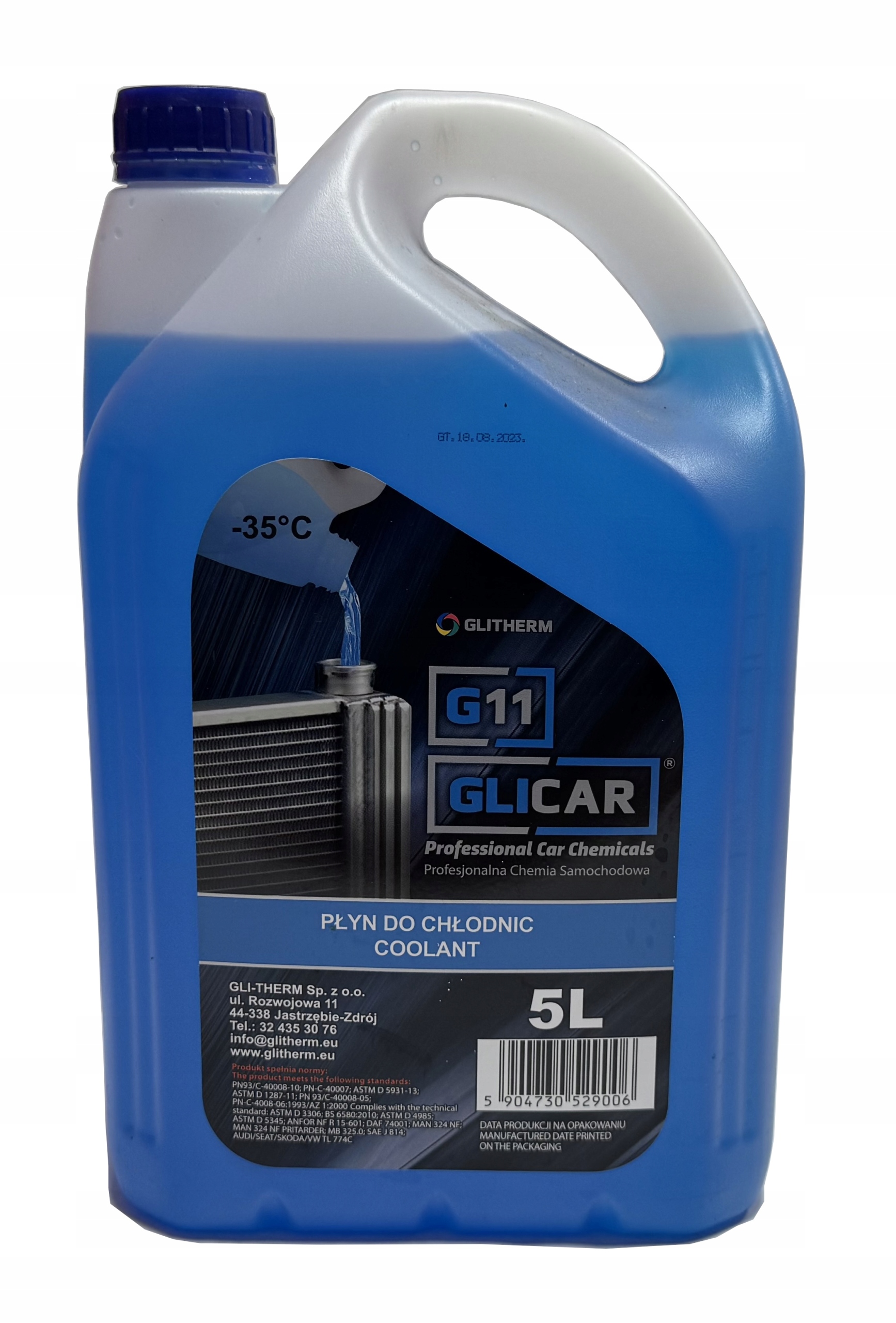 Płyn Do Chłodnic Chłodniczy G11 5L Niebieski