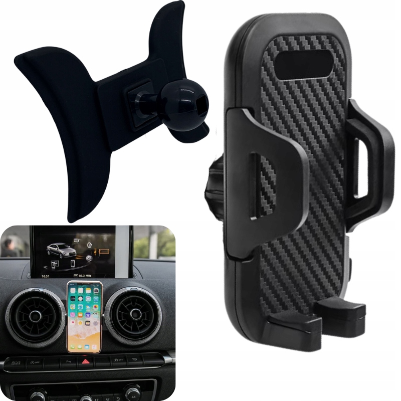 Adapter Do Uchwytu Na Telefon Audi A3 2012-2020 8V Uchwyt Carbon