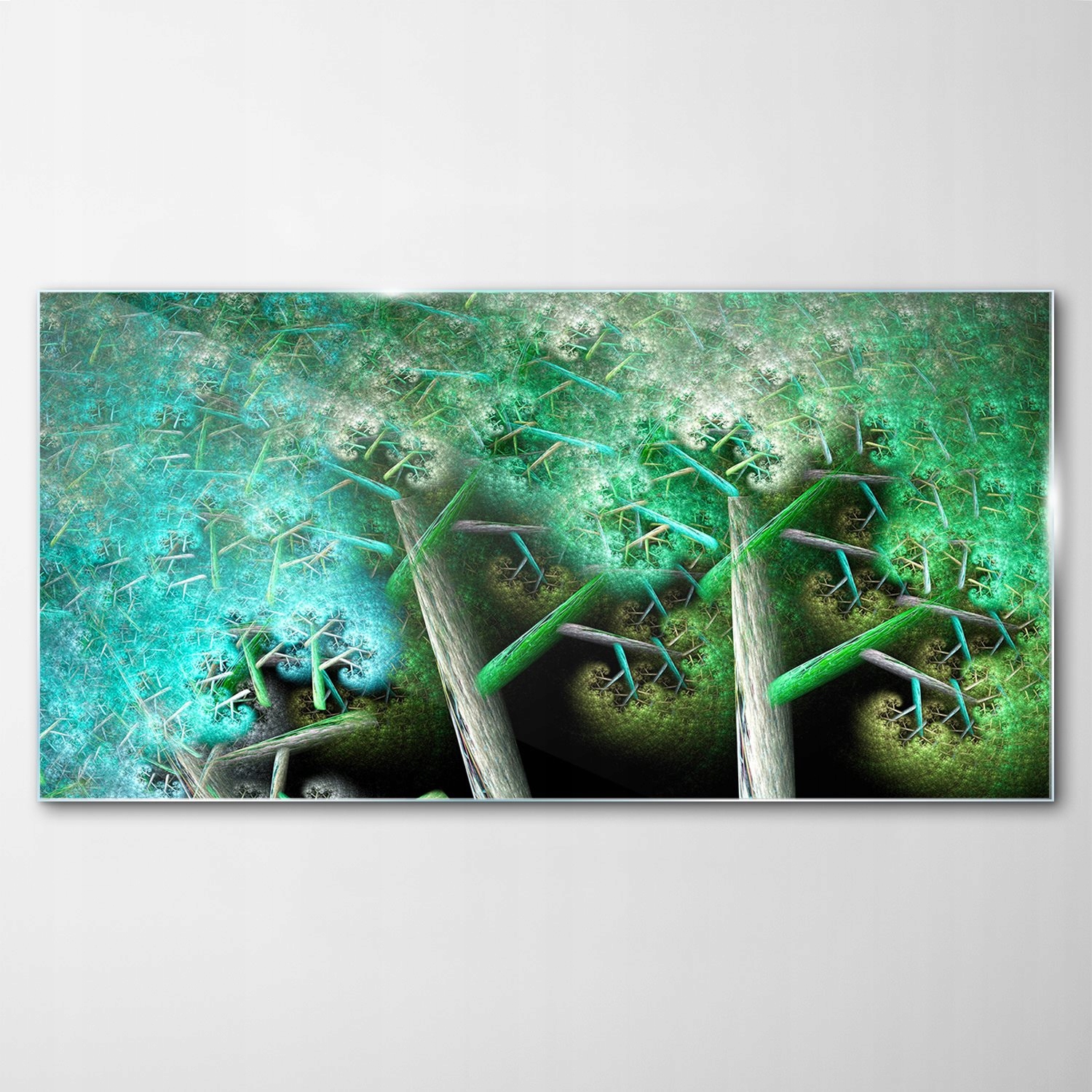 Obraz Sklenený dekor Magický les stromy 120x60