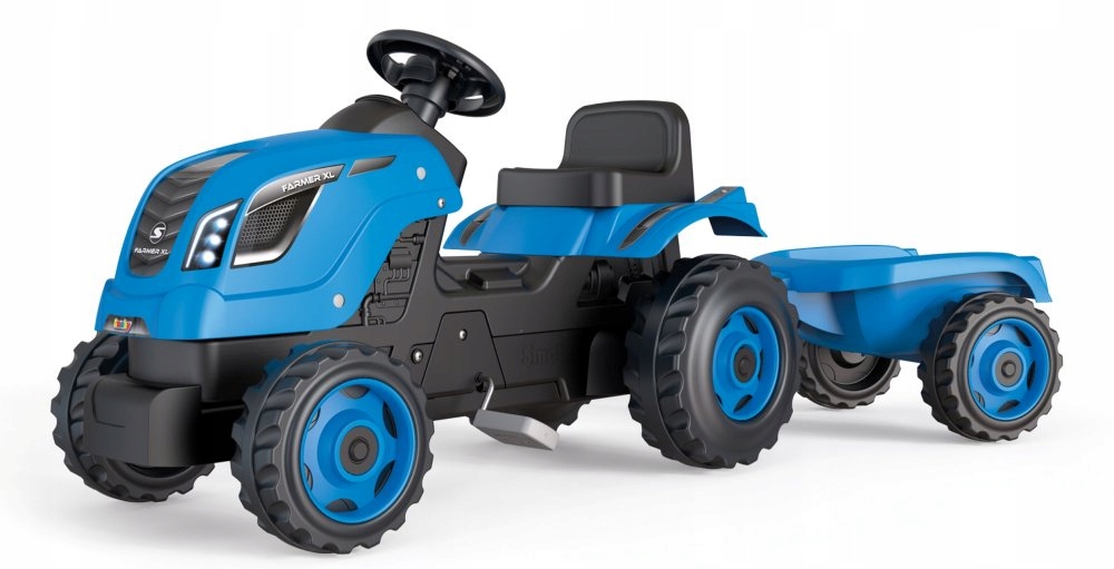 Traktor na pedały Farmer Duży Xl Przyczepa Smoby