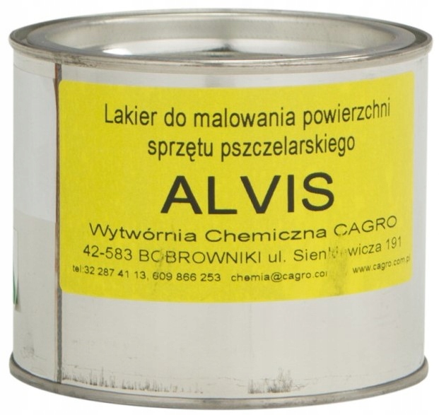 

Alvis lakier do malowania sprzętu pszczelarskiego