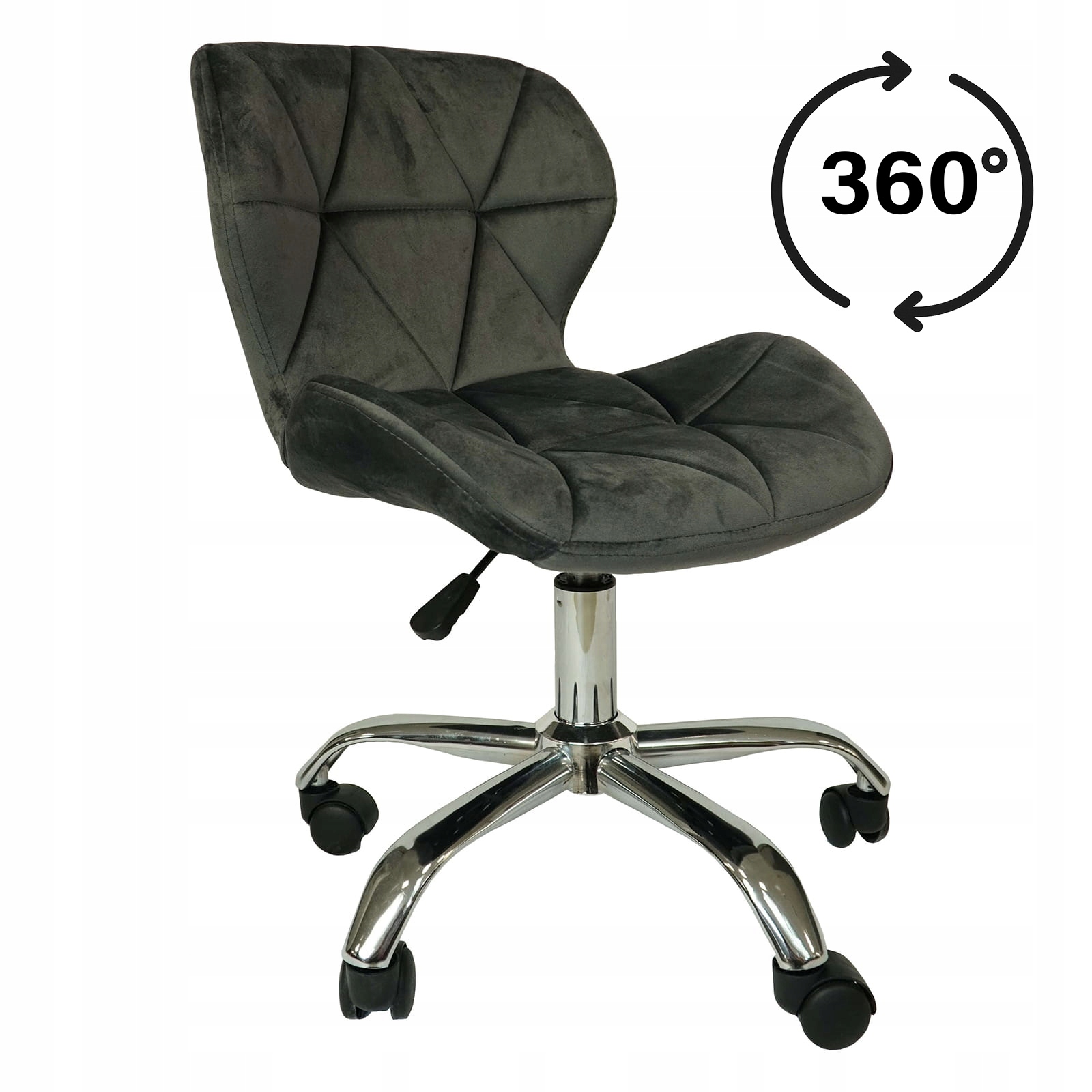 Fotel obrotowy Meble Moskała szary