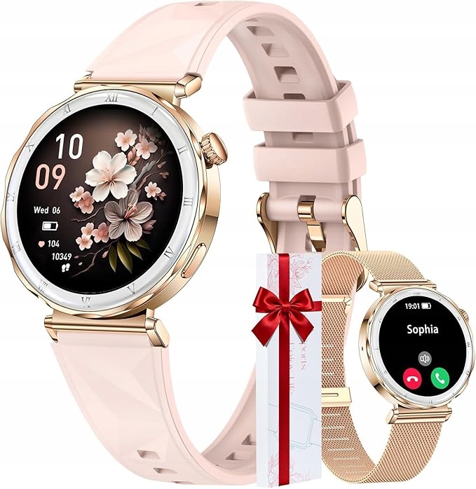 Civo Smart Watch pro ženy v barvě Rosegold Bluetooth