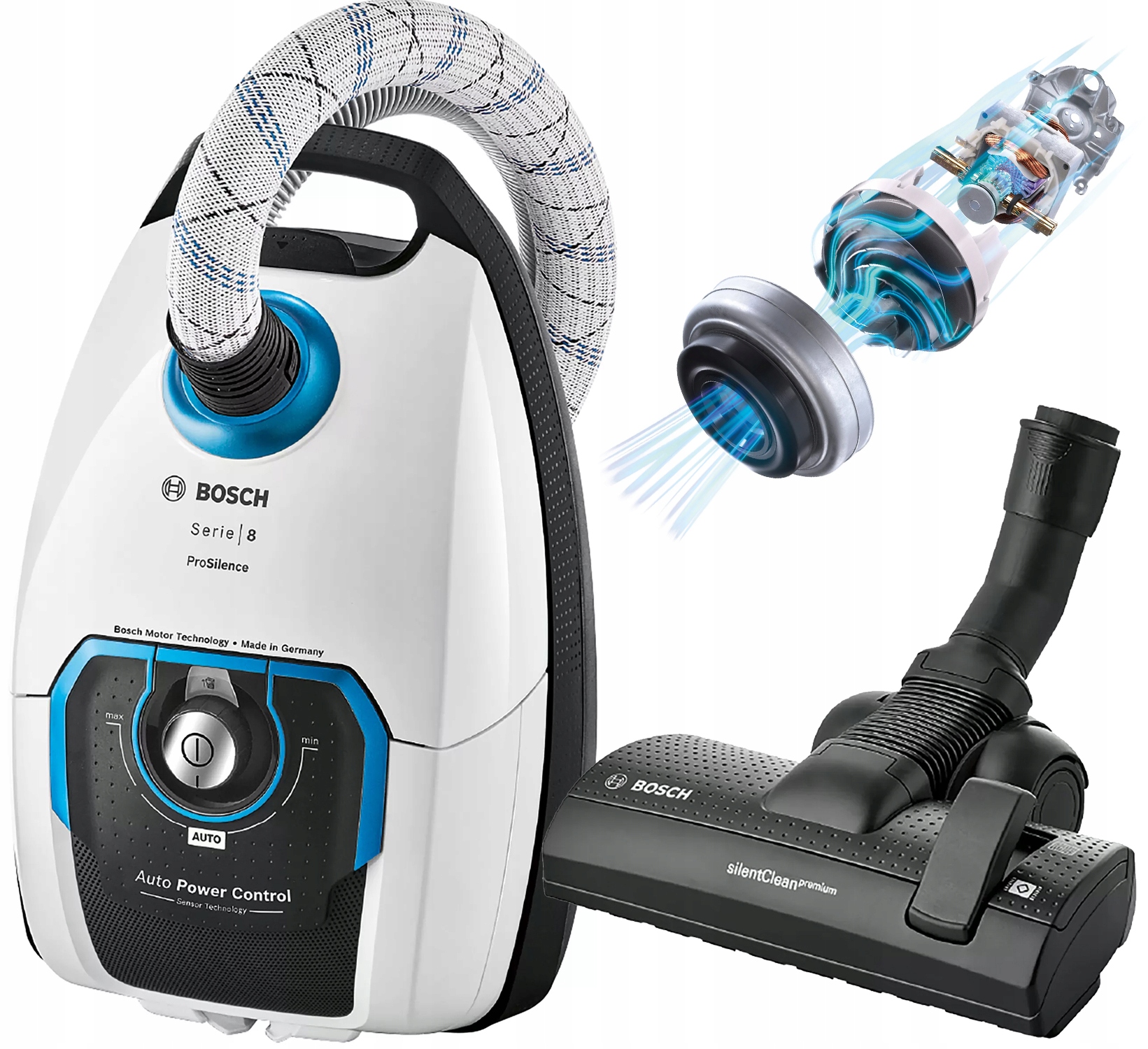 

Bosch ProSilence BGL8SIL6 Odkurzacz Hepa