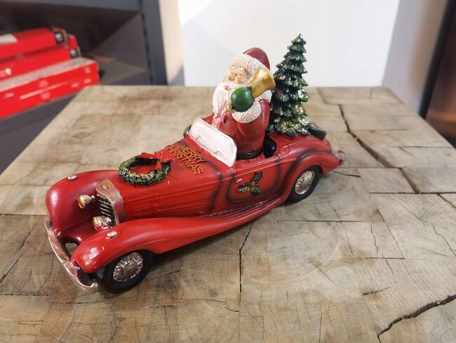 Trends & Trade Vánoční dekorace Santa v kabrioletu
