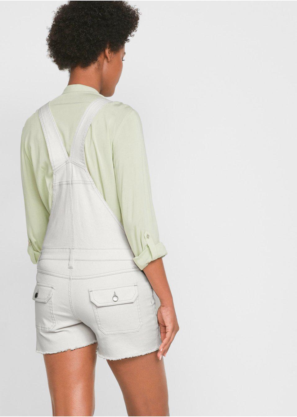 Bonprix 48 S30 BEZOWE OGRODNICZKI JEANSOWE CIĄŻOWE Kod producenta 9660233