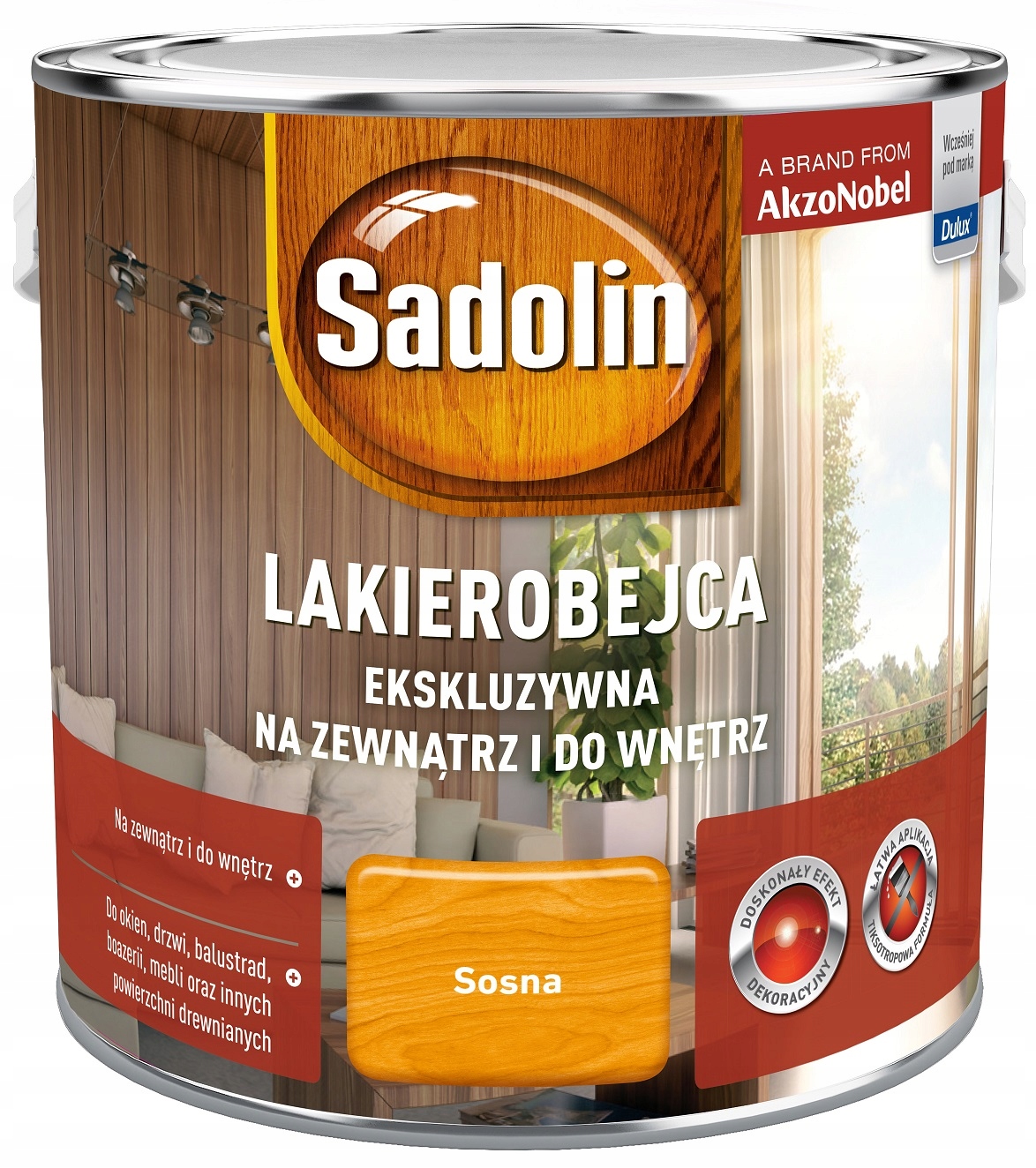 Sadolin Lakierobejca Ekskluzywna Sosna 2.5L
