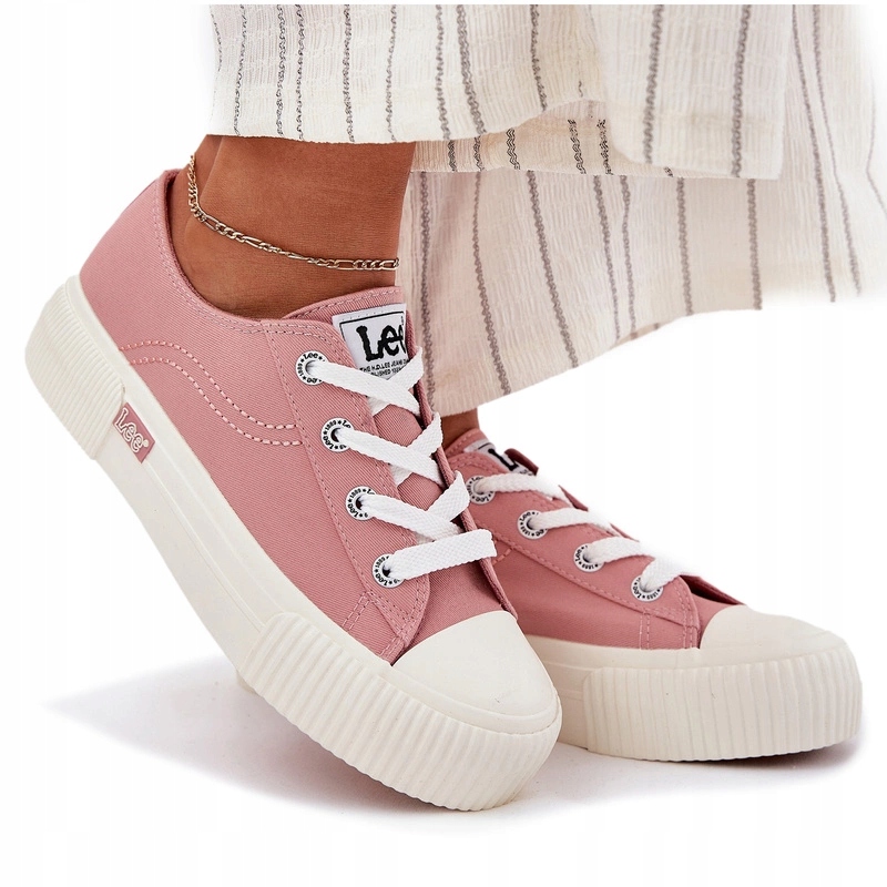 Dámské Tenisky Na Platformě Lee Isla C Women Low 50251001 Růžové 40