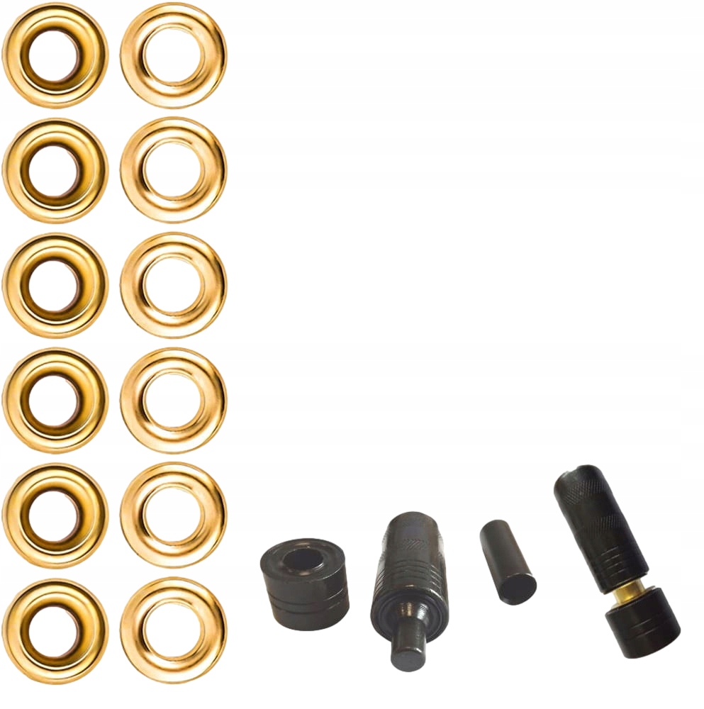 Sada Pro Krimpování Oček Pro Nýtování Plachty 15 Prvků