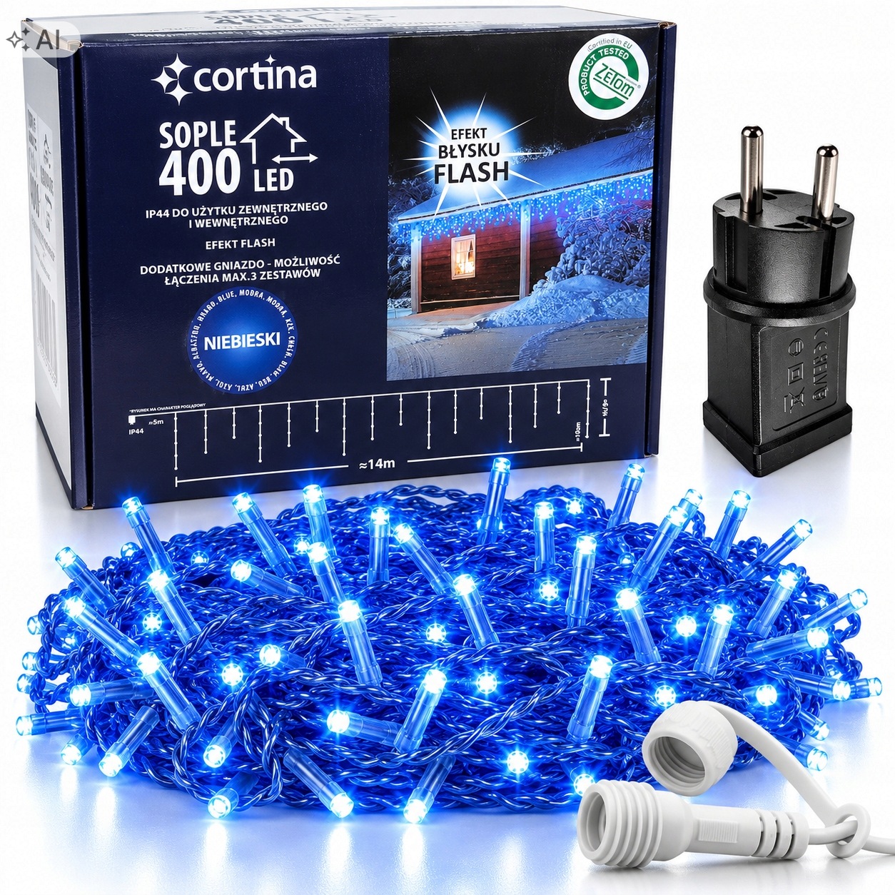 Vánoční Osvětlení Na Stromeček Sople 400 Led Vnitřní Venkovní Vánoční Světla