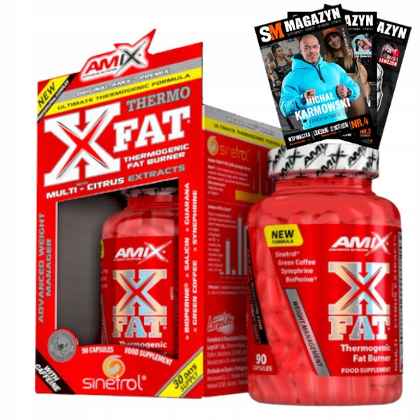 Amix X-fat Thermogenic Fat Burner 90k Hubnutí Spalovač Tuků