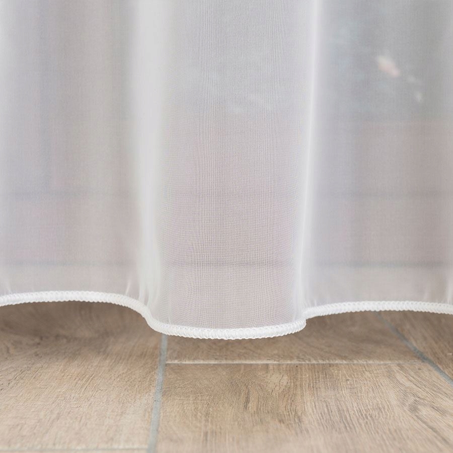 GOTOWA FIRANA NA TAŚMIE z OBCIĄZNIKIEM do SALONU FIRANY GOTOWE Rodzaj Firana pojedyncza