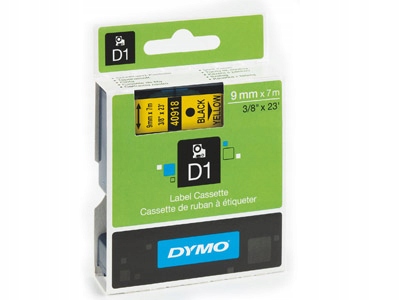 

Etykiety, taśma Dymo D1, 9mm S0720730 (40918)
