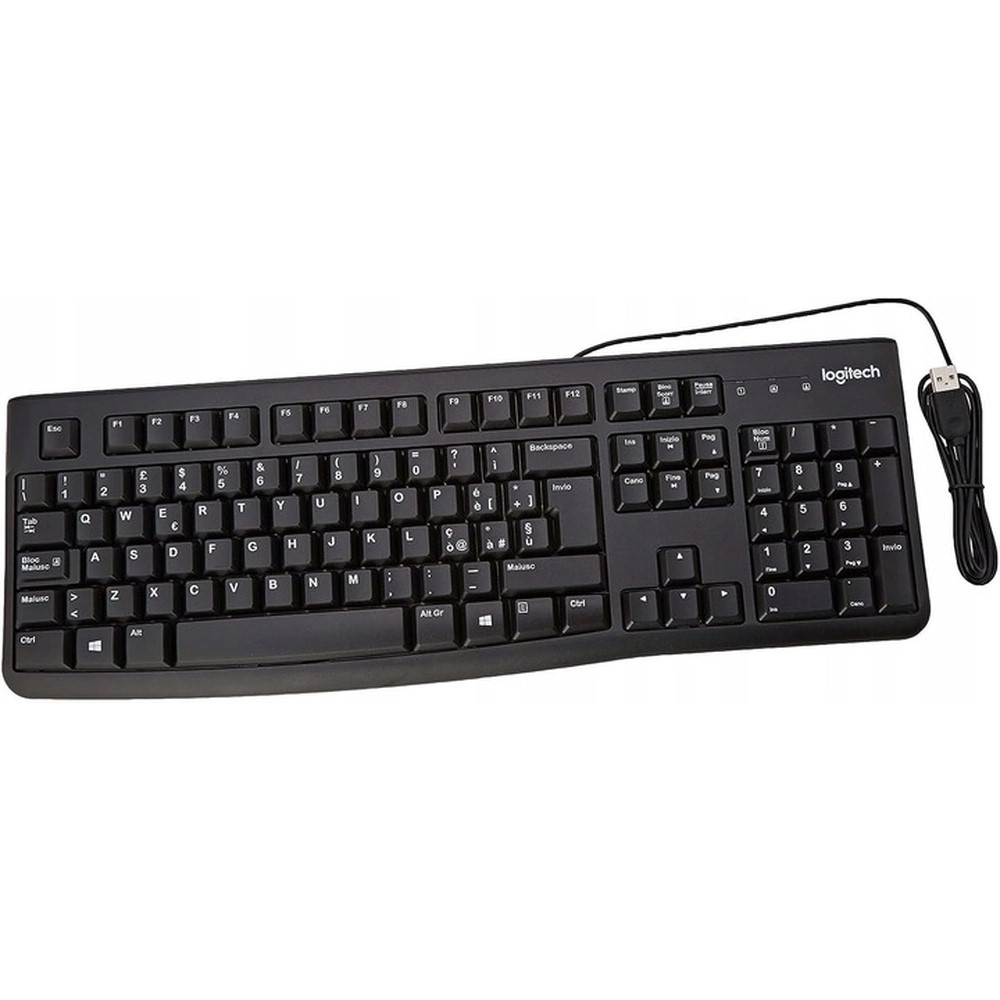 Klawiatura Logitech K120 przewodowa USB 1,5 m czarna