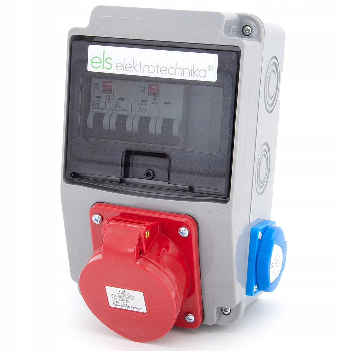 

Rozdzielnica Ogrodowa Zabezpieczona 32A/5P 2*GS 6M