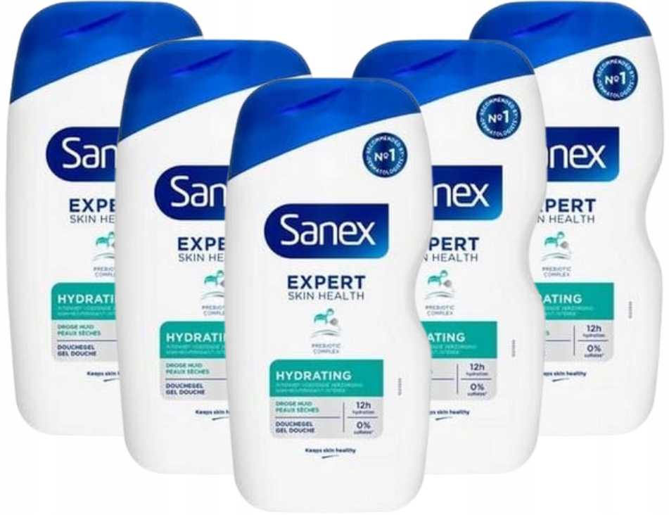 Sanex Expert Skin Health Hydrating Sprchový gel 400 ml 5 ks