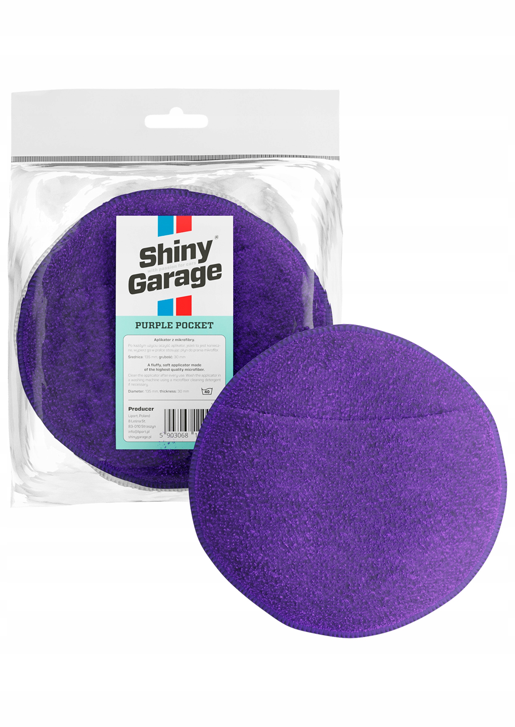 

Shiny Garage Aplikator Purple Pocket 13,5cm