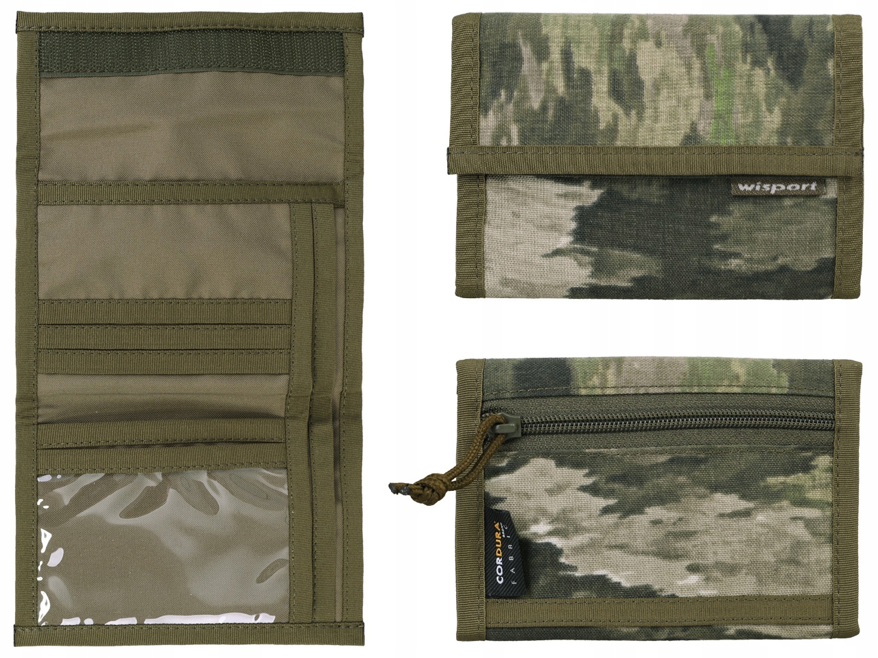 

Portfel Męski Wisport Lizard Militarny A-tacs iX