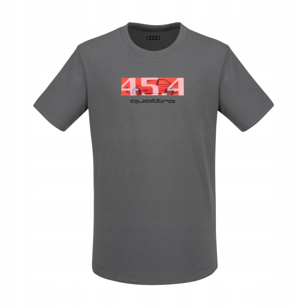 Koszulka T-shirt Męska Audi Quattro 45.4 Nowa Kolecja Aso Orygniał Roz. XL