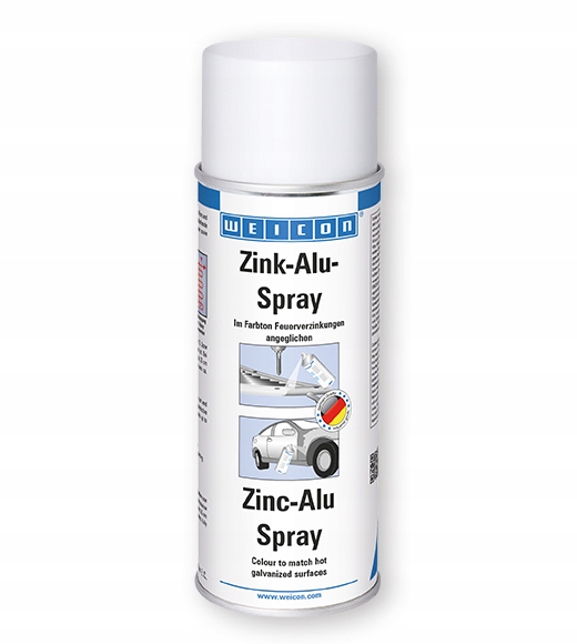 SPRAY PODKŁAD ANTYKOROZYJNY ALU-CYNK SPRAY NA RDZĘ CYNK SZYBKOSCHNĄCY 400ML