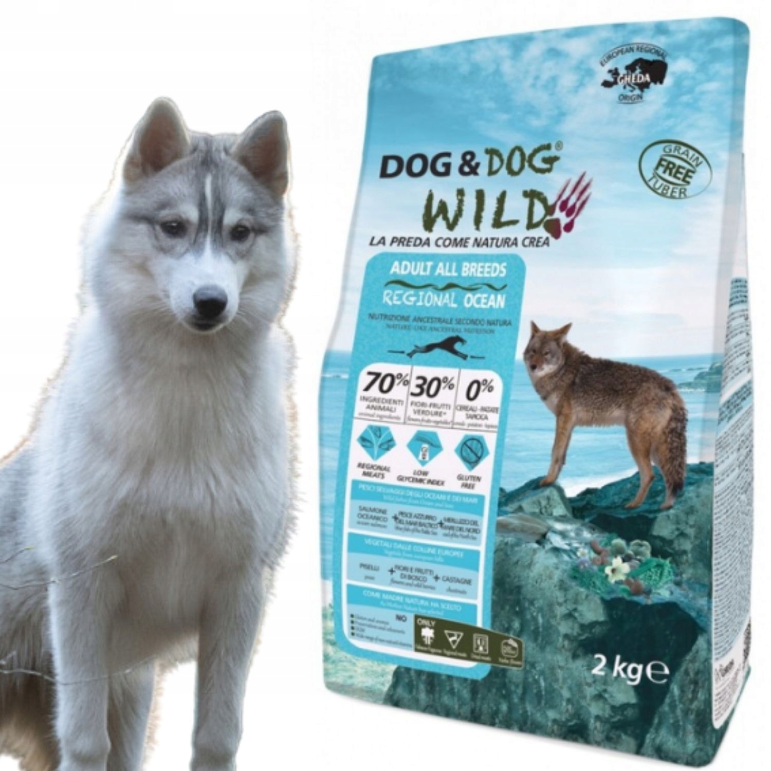 Dog&Dog Wild Regional Ocean 12kg Bezzbożowa