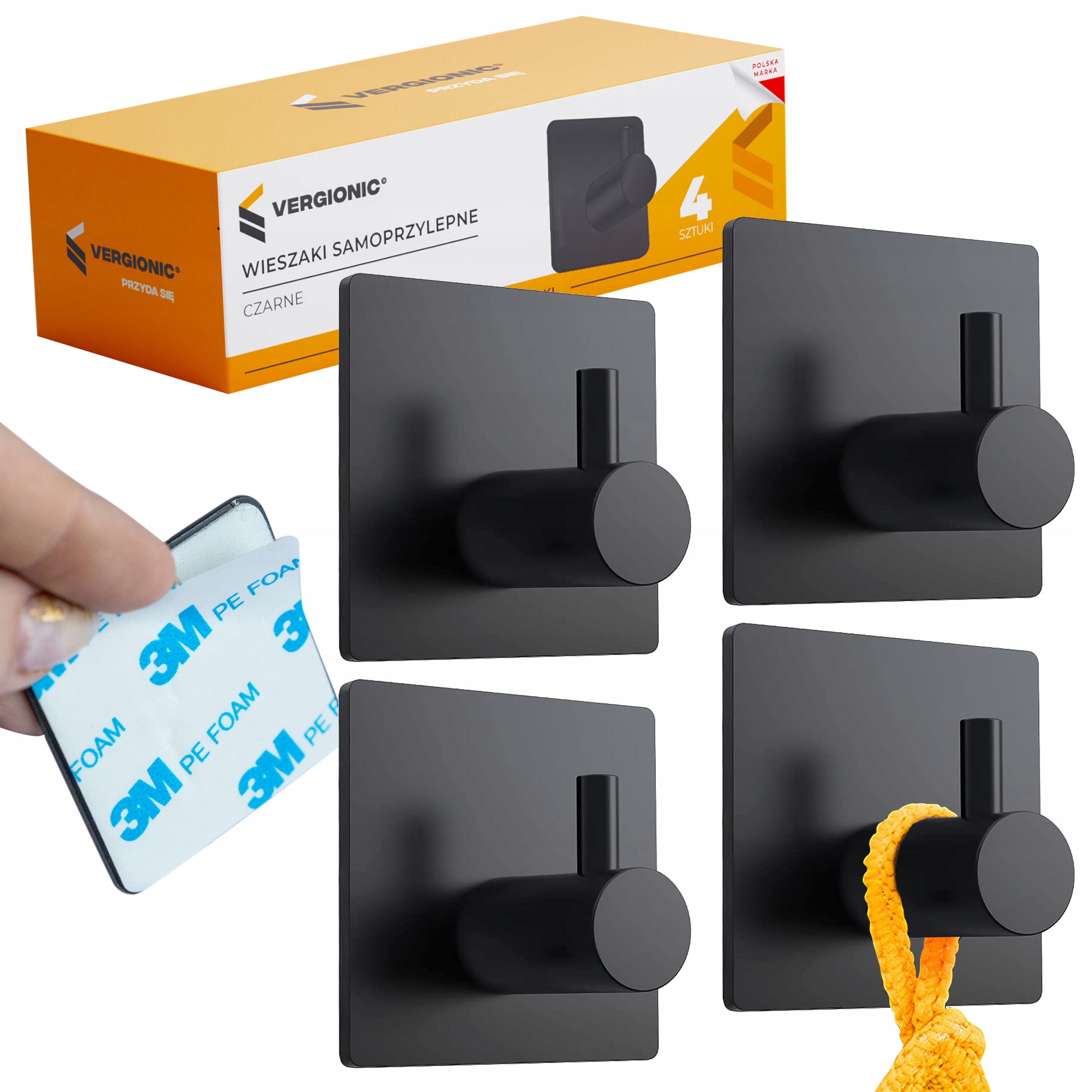 

Haczyki Samoprzylepne wieszak na ręczniki łazienki