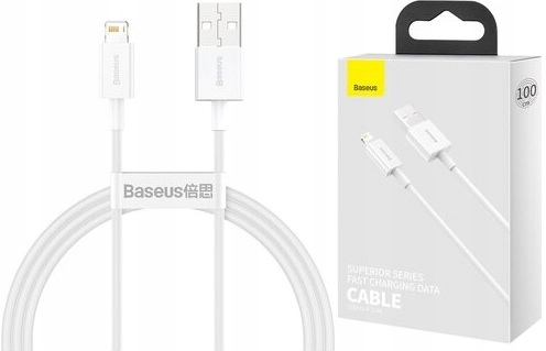 

Baseus Szybki Kabel Lightning Ipad Iphone 2.4A 1M