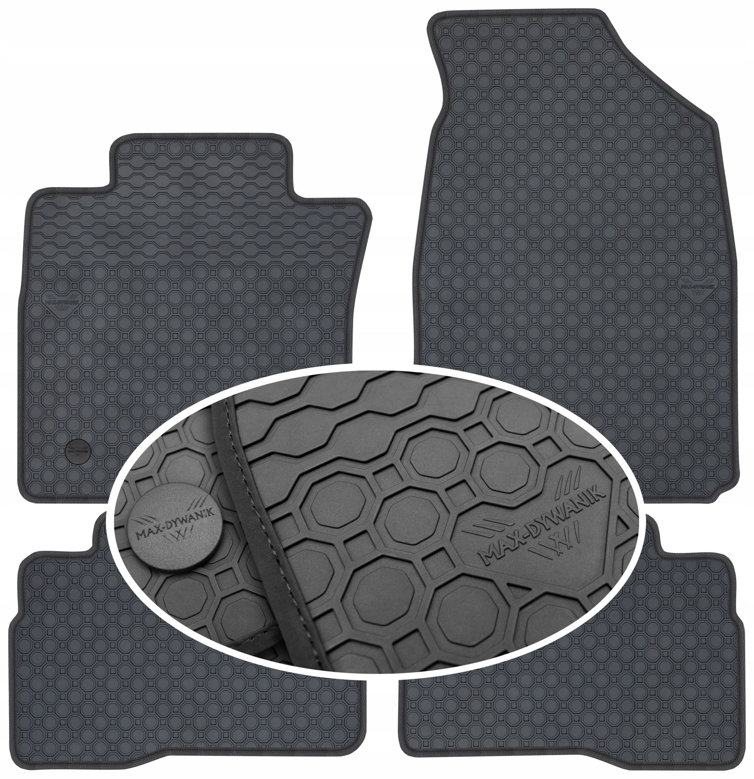 SsangYong Tivoli Grand Crossover 2021 Gumový koberec PrimeLiner čierny