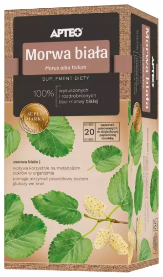 

Morwa Biała herbata fix Apteo 20 sasz.