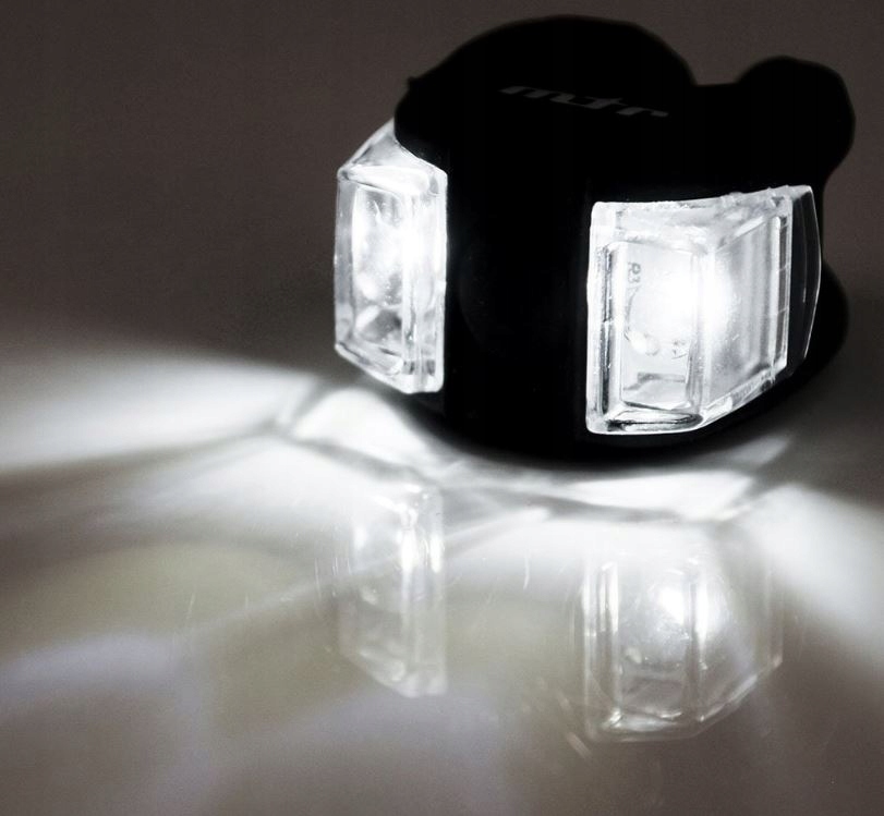 2SZT LAMPKI ROWEROWE LED LAMPKA ROWER PRZÓD TYŁ 77 Kolor dominujący czarny