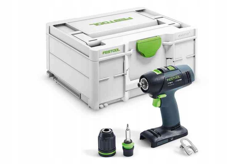 Festool Akumulátorová skrutkovačka T18+3 Basic Nulová Verzia V Systaineri