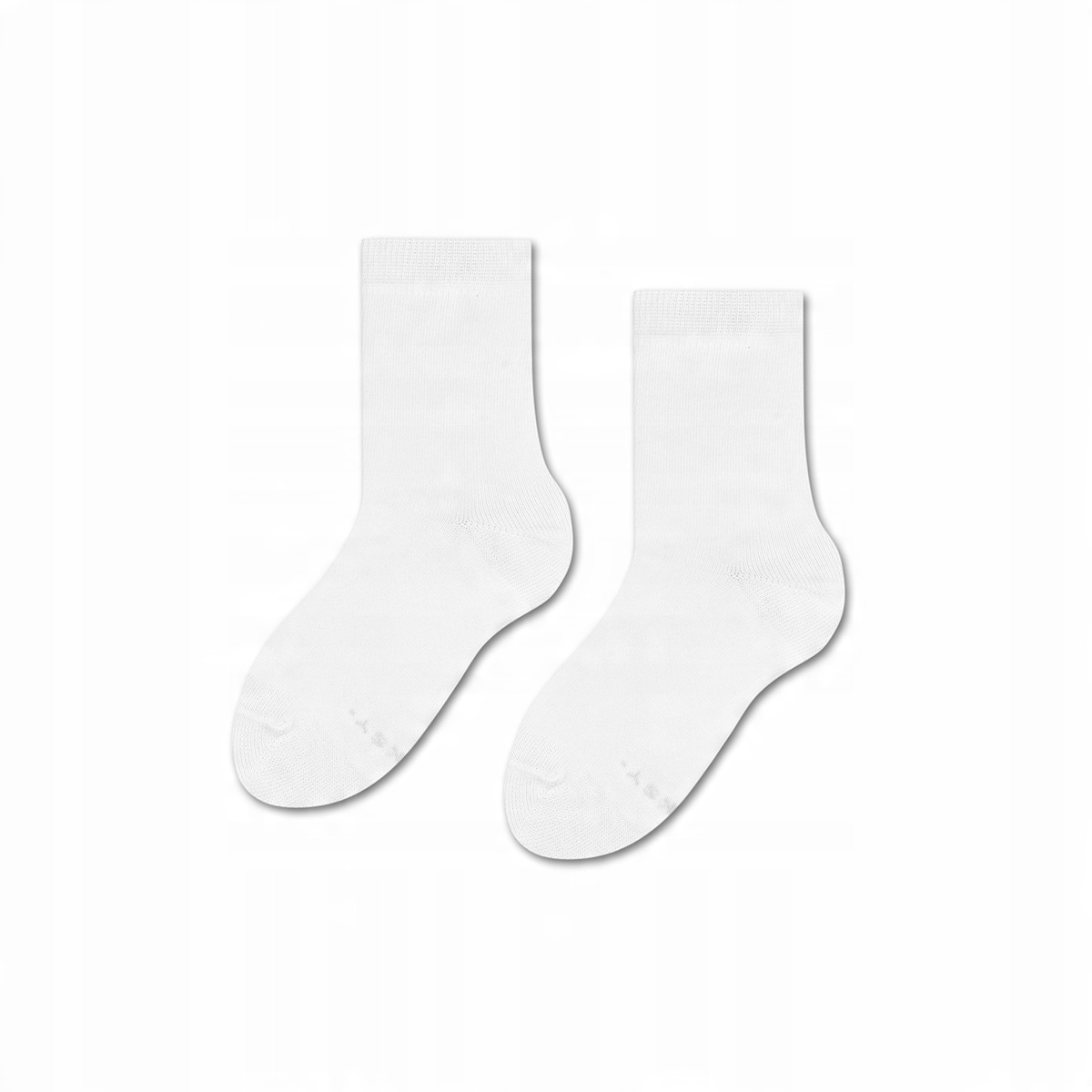 

Zooksy Skarpetki Dziecięce Basic Białe Gładkie