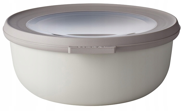 CIRQULA ZESTAW 4 MISKI PLASTIKOWE POJEMNIKI BIAŁE Marka Mepal