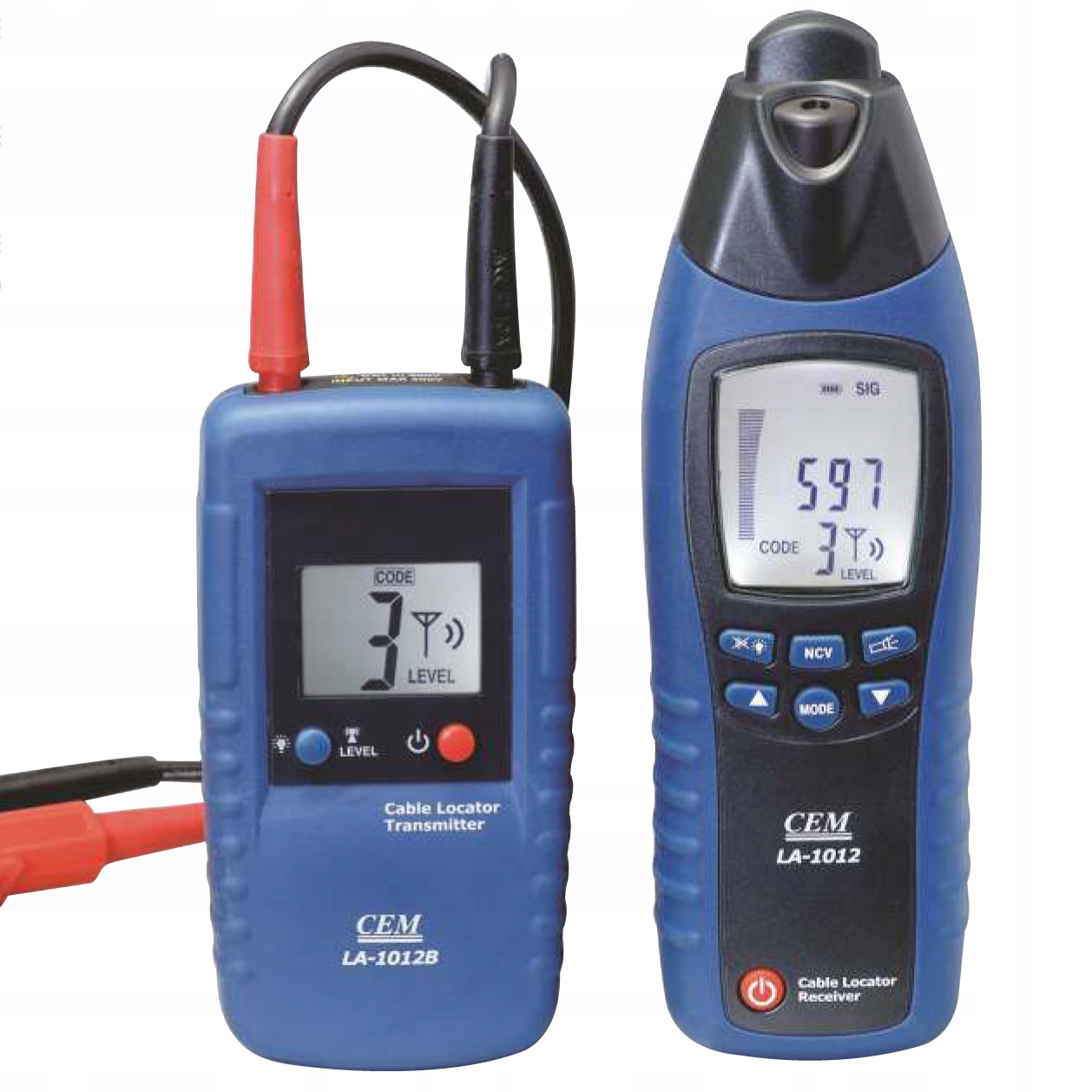 Lokalizátor kabelů potrubí Detektor detektoru Cem LA-1012