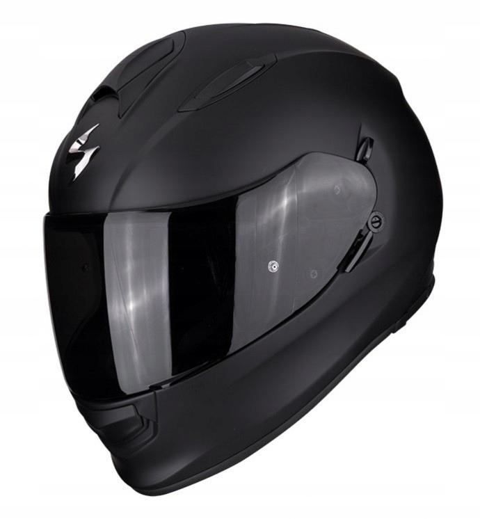 Scorpion EXO-491 Matt Black športová integrálna prilba s blendou S