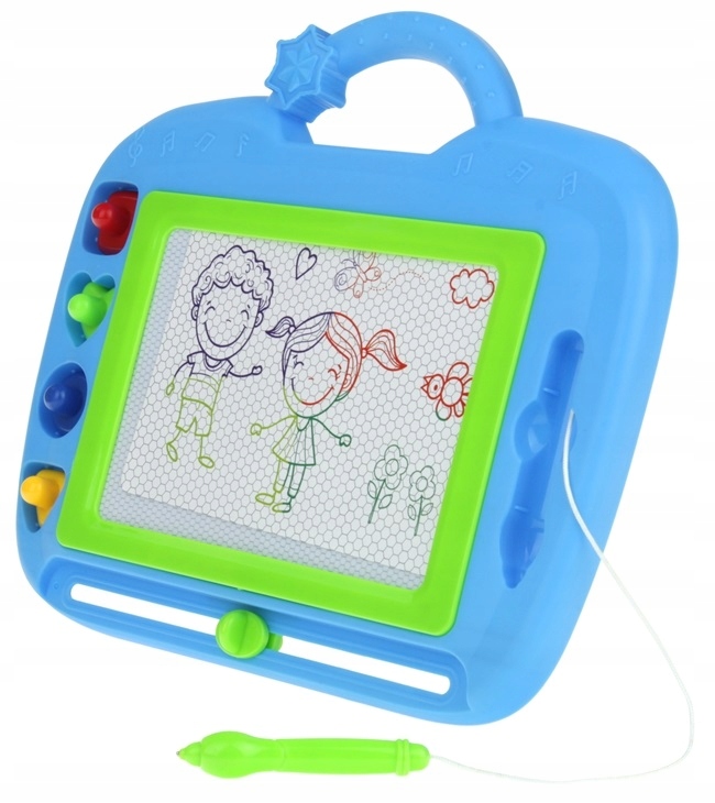 Znikopis Tablica Magnetyczna Kolorowa do Pisania Malowania Stempelki EAN (GTIN) 5902963403865