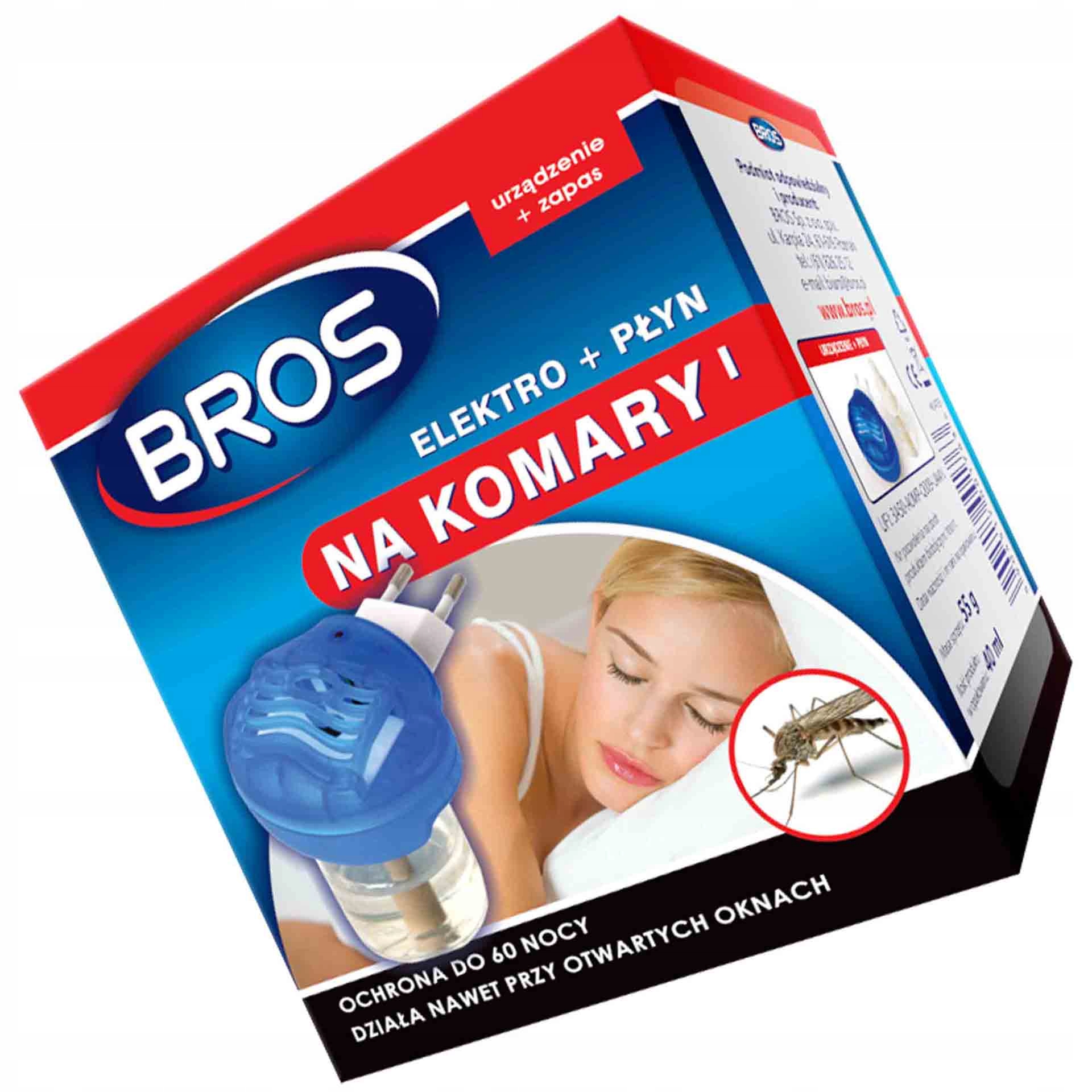 

Bros Elektro Urządzenie Na Komary +płyn (60 Nocy)