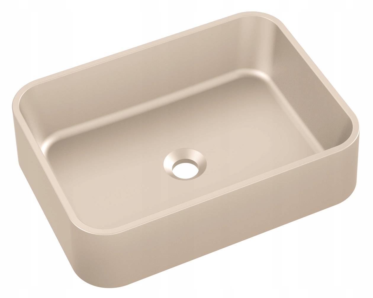 MODERNO UMYWALKA GRANITOWA NABLATOWA PROSTOKĄTNA