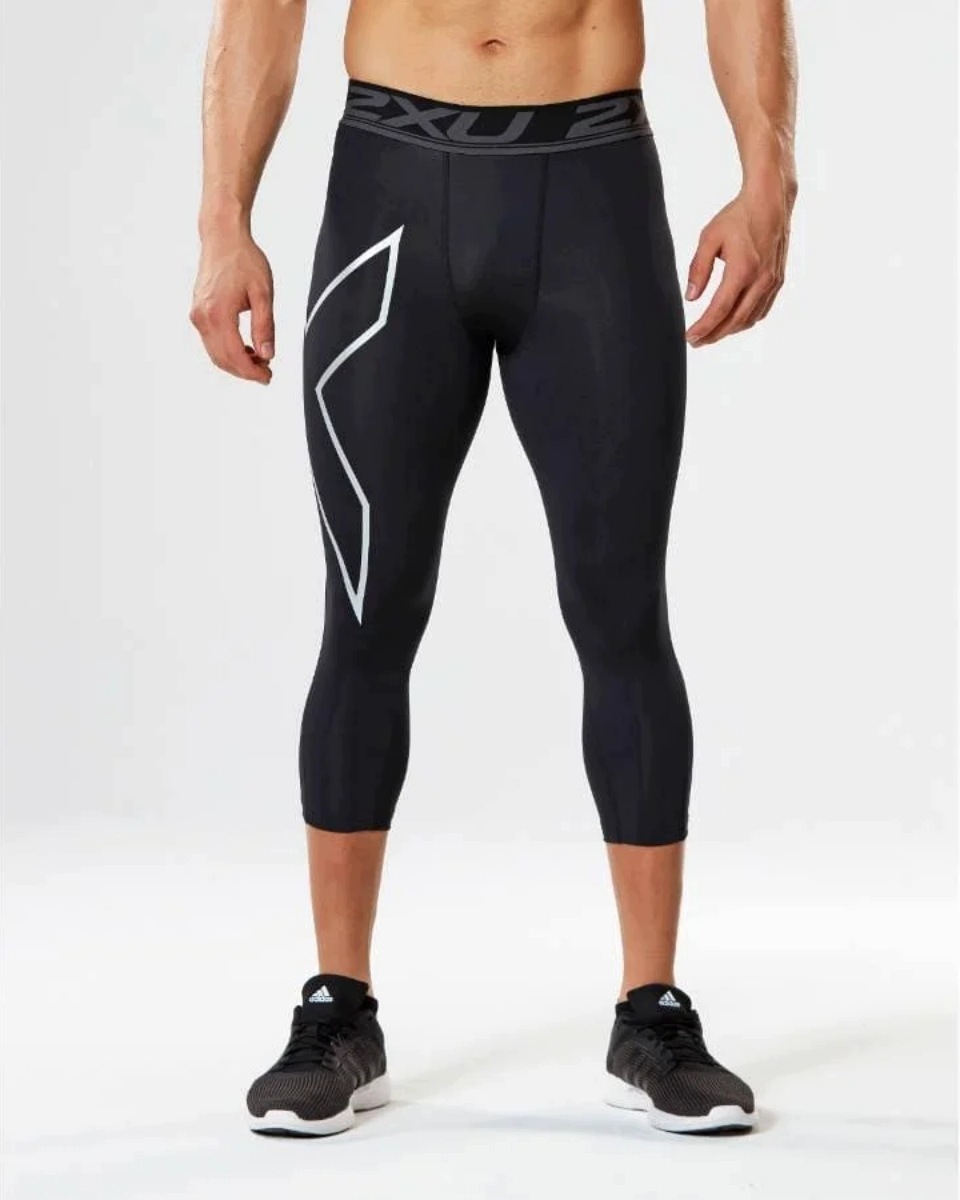Męskie szorty kompresyjne 3/4 Accelerate Compression Tights Rozm S Czarne