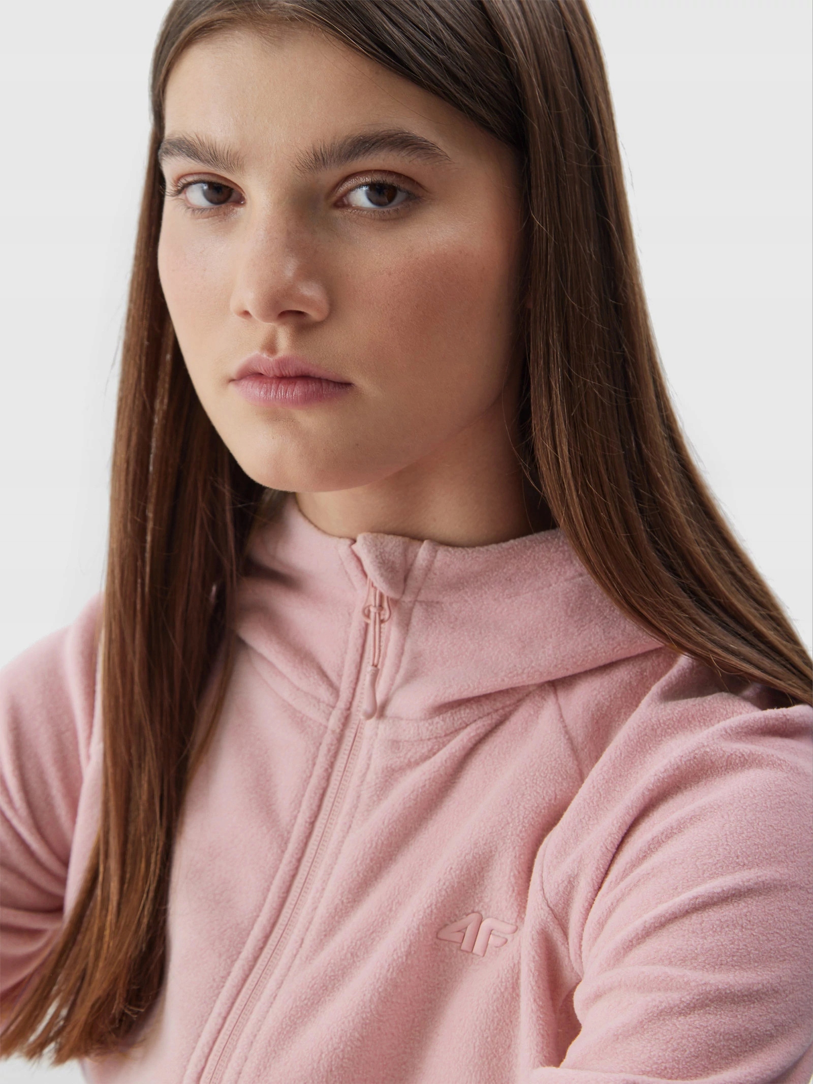 POLAR DAMSKI 4F BLUZA ROZPINANA Z KAPTUREM Model 4FAW23TFLEF17